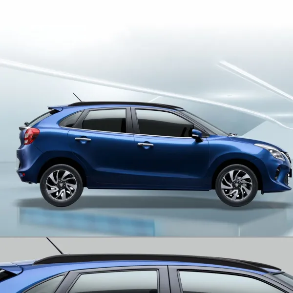 Galio Maruti Suzuki Baleno 2015 - 2021 ABS Roof Rail Black - Set of 2