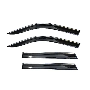 Galio Chrome Line Door Visor for Maruti Suzuki Brezza 2016-22