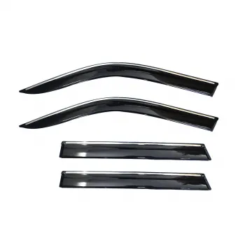 Galio Chrome Line Door Visor for Maruti Suzuki Brezza 2016-22