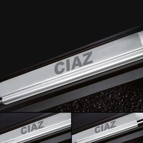 Galio Stainless Steel Door Sill Guards for Maruti Suzuki Ciaz 2014 Onwards Galio Stainless Steel Door Sill Guards for Maruti Suzuki Ciaz 2014 Onwards