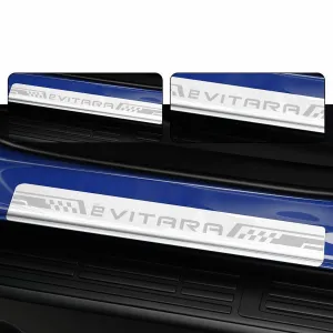 Galio Stainless Steel Door Sill Guards for Maruti Suzuki E Vitara 2026 Onwards
