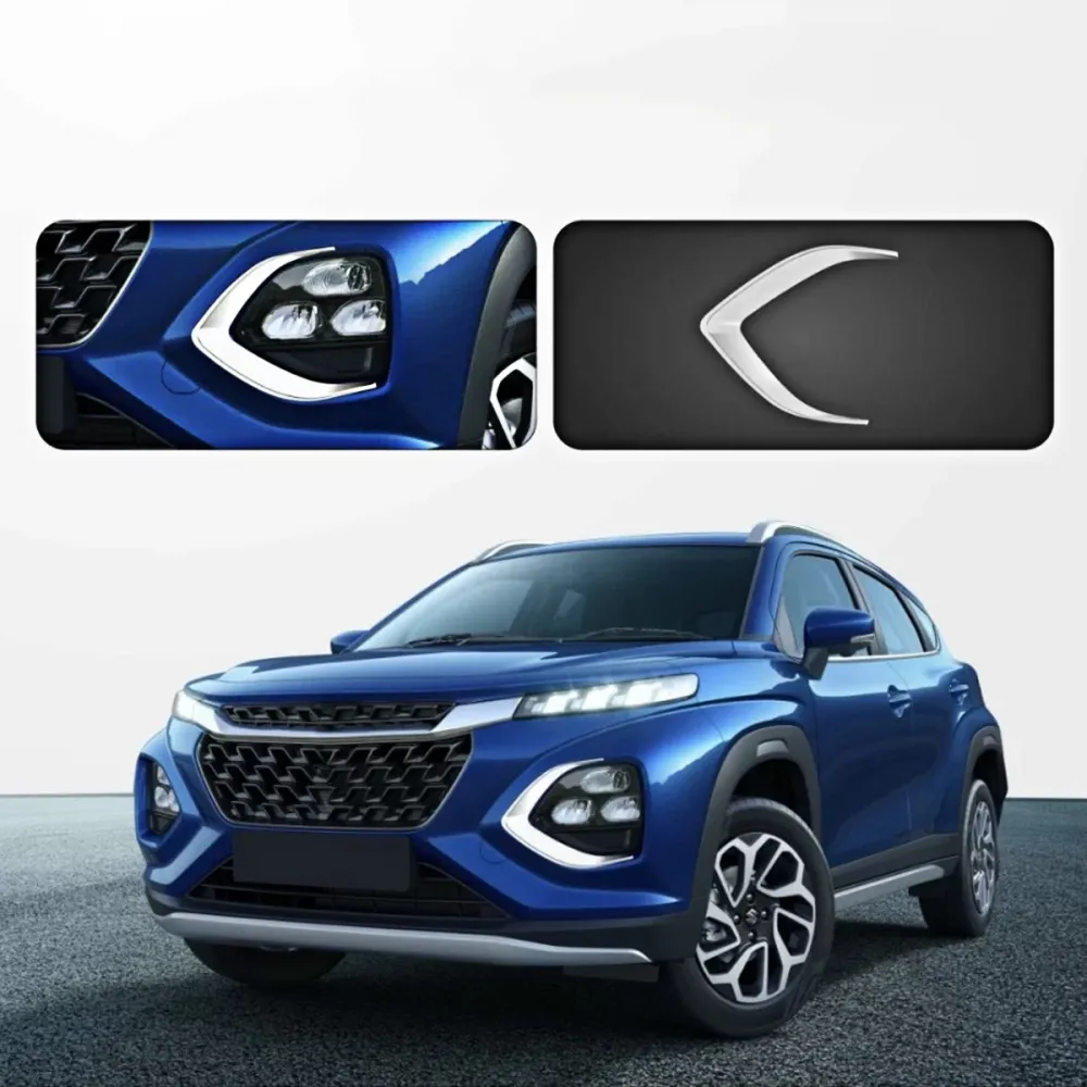 Galio Toyota Taisor 2024 Onwards Headlight Chrome Garnish