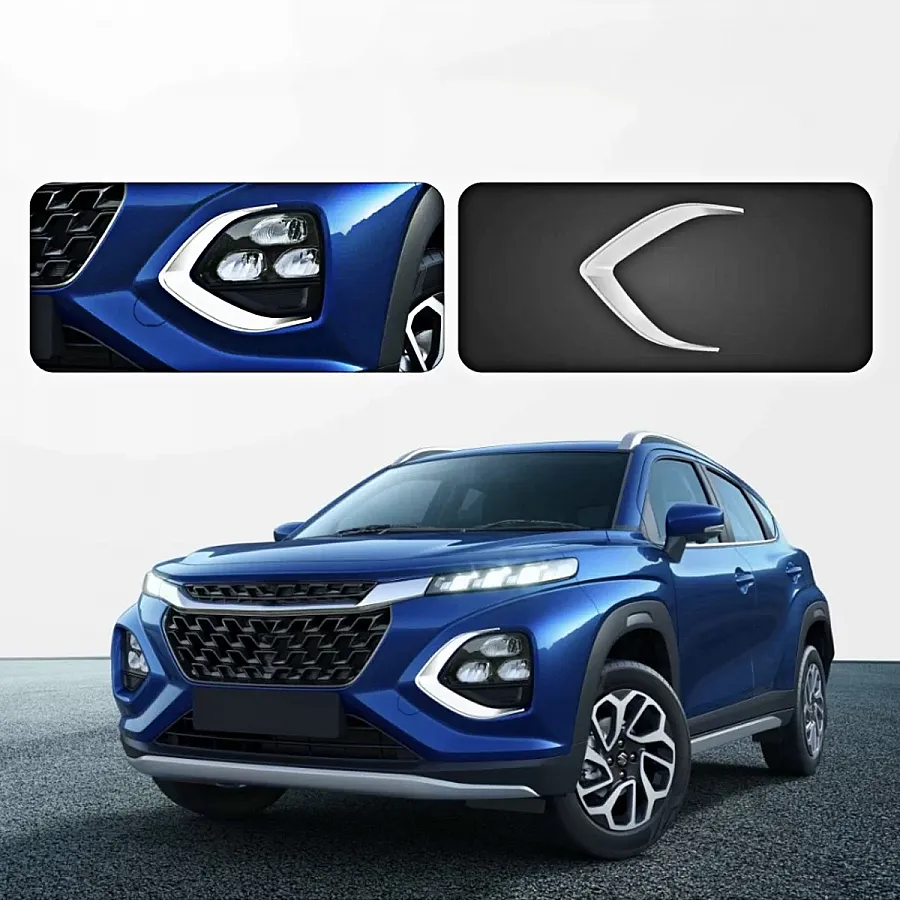 Galio Maruti Suzuki Fronx 2023 Onwards Head Lamp Chrome Garnish