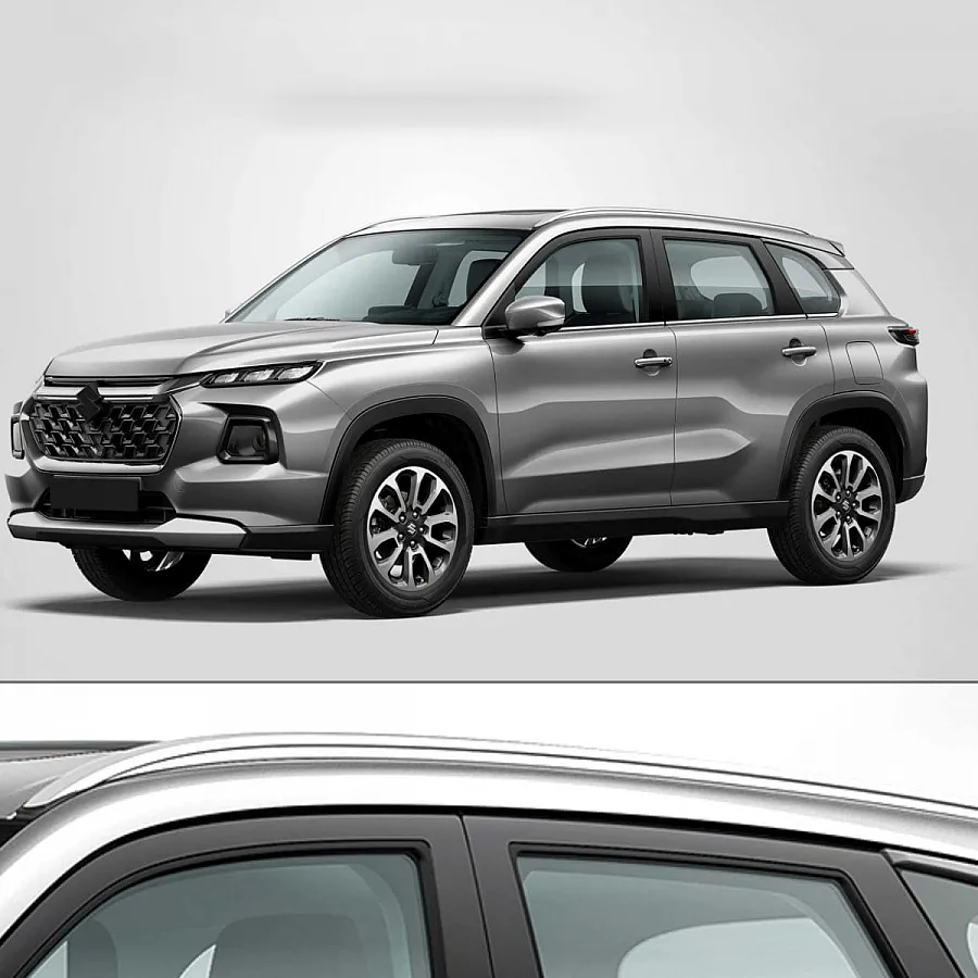 Galio Maruti Suzuki Grand Vitara 2022 Onwards Roof Rails - Silver