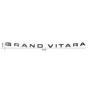 Cnleague Grand Vitara Logo 3D Black Letter Emblem