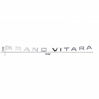 Cnleague Grand Vitara Logo 3D Chrome Letter Emblem