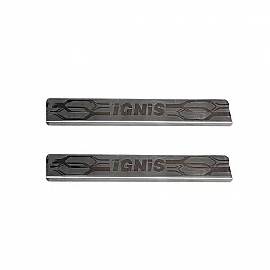 Galio Stainless Steel Door Sill Guards for Maruti Suzuki Ignis 2016 Onwards