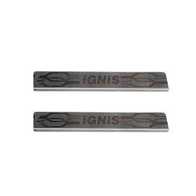 Galio Stainless Steel Door Sill Guards for Maruti Suzuki Ignis 2016 Onwards Galio Stainless Steel Door Sill Guards for Maruti Suzuki Ignis 2016 Onwards