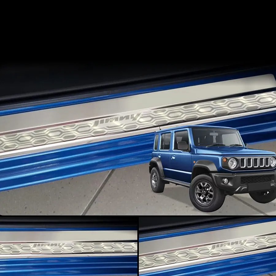 Galio Stainless Steel Door Sill Guards for Maruti Suzuki Jimny 2023 Onwards