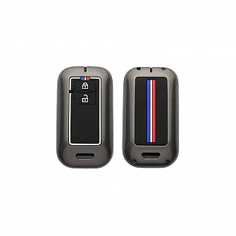Metal key Cover For Baleno, Jimny, Grand Vitara, XL6, Swift, Brezza, Celerio, Ignis, Ertiga, Dzire, Fronx, Rumion, Hyryder, Taisor, Glanza - SZK-C2