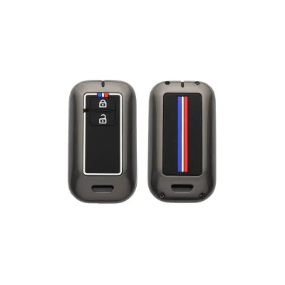 Metal key Cover For Baleno, Jimny, Grand Vitara, XL6, Swift, Brezza, Celerio, Ignis, Ertiga, Dzire, Fronx, Rumion, Hyryder, Taisor, Glanza - SZK-C2
