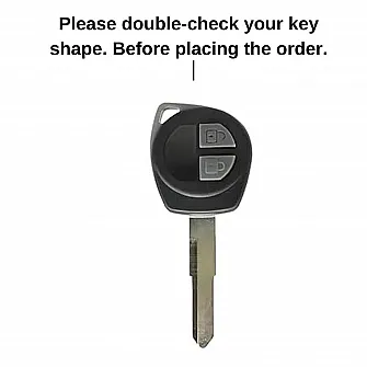 Metal key Cover For Baleno, Jimny, Grand Vitara, XL6, Swift, Brezza, Celerio, Ignis, Ertiga, Dzire, Fronx, Rumion, Hyryder, Taisor, Glanza - SZK-D2