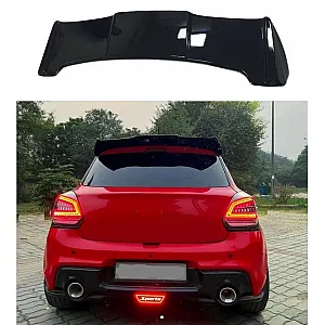 Rear Batman Spoiler for Maruti Suzuki Swift 2018-2024 - Glossy Black