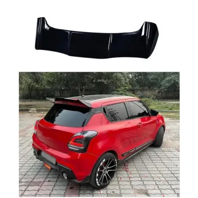 Rear Batman Spoiler for Maruti Suzuki Swift 2018-2024 - Glossy Black Rear Batman Spoiler for Maruti Suzuki Swift 2018-2024 - Glossy Black