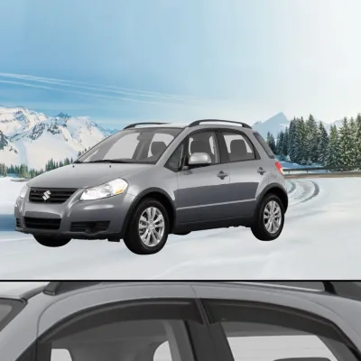 Galio Black Door Visor for Maruti Suzuki SX4 2007 Onwards Galio Black Door Visor for Maruti Suzuki SX4 2007 Onwards