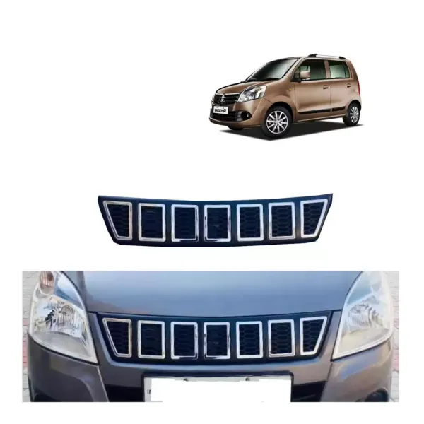 Compass Design Front Grill for Maruti Suzuki WagonR 2014-2019 Compass Design Front Grill for Maruti Suzuki WagonR 2014-2019
