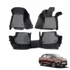 Hyundai Aura Premium Diamond Pattern 7D Car Floor Mats (Set of 3, Black) Hyundai Aura Premium Diamond Pattern 7D Car Floor Mats (Set of 3, Black)