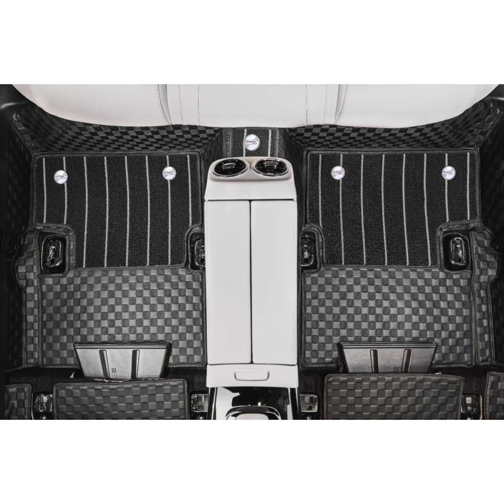 Luxury Florino Floor Mats for BMW 3 Series 2020 Onwards - Black Color