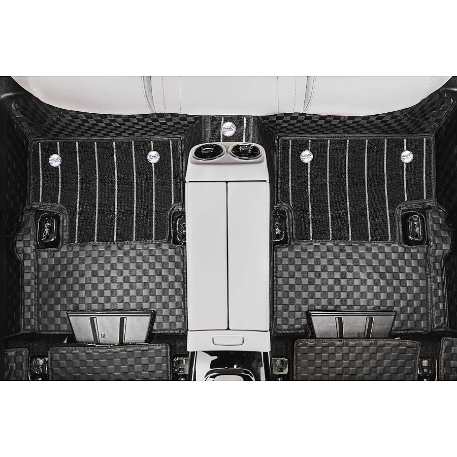 Luxury Florino Floor Mats for BMW 7 Series 2016-2023 Onwards - Black Color Luxury Florino Floor Mats for BMW 7 Series 2016-2023 Onwards - Black Color