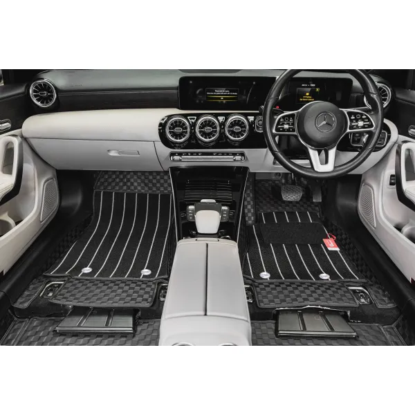 Luxury Florino Floor Mats for Audi A4 2016 Onwards - Black Color Luxury Florino Floor Mats for Audi A4 2016 Onwards - Black Color