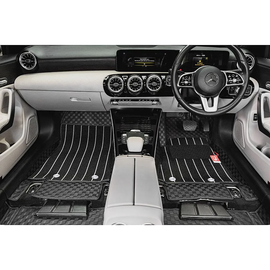 Luxury Florino Floor Mats for BMW 7 Series 2016-2023 Onwards - Black Color Luxury Florino Floor Mats for BMW 7 Series 2016-2023 Onwards - Black Color