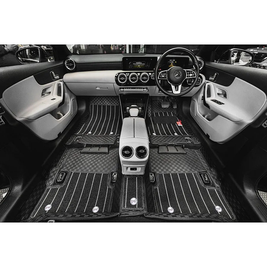 Luxury Florino Floor Mats for BMW 7 Series 2016-2023 Onwards - Black Color Luxury Florino Floor Mats for BMW 7 Series 2016-2023 Onwards - Black Color