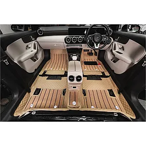 Luxury Florino Floor Mats for Audi A4 2016 Onwards - Beige Color