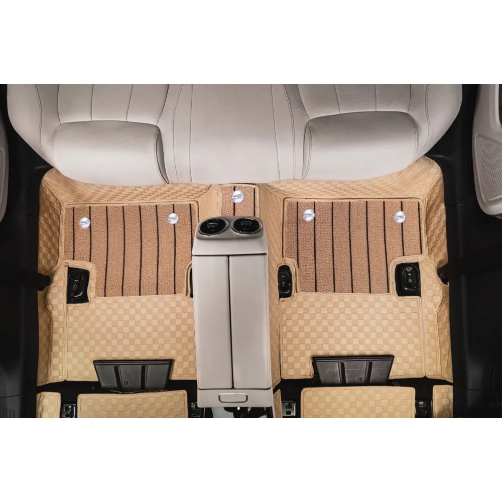 Luxury Florino Floor Mats for BMW 3 Series 2020 Onwards - Beige Color