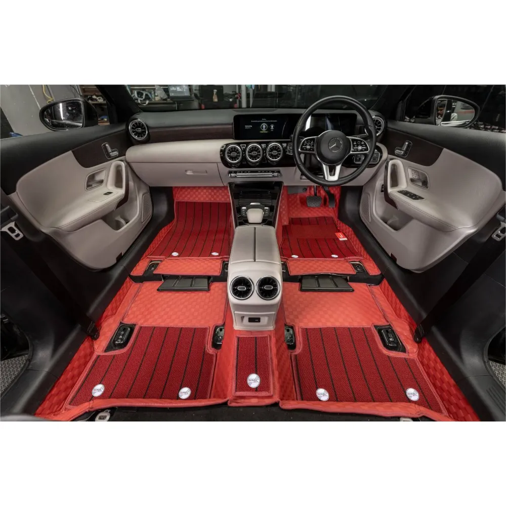Luxury Florino Floor Mats for BMW 3 Series 2020 Onwards - Wine Color