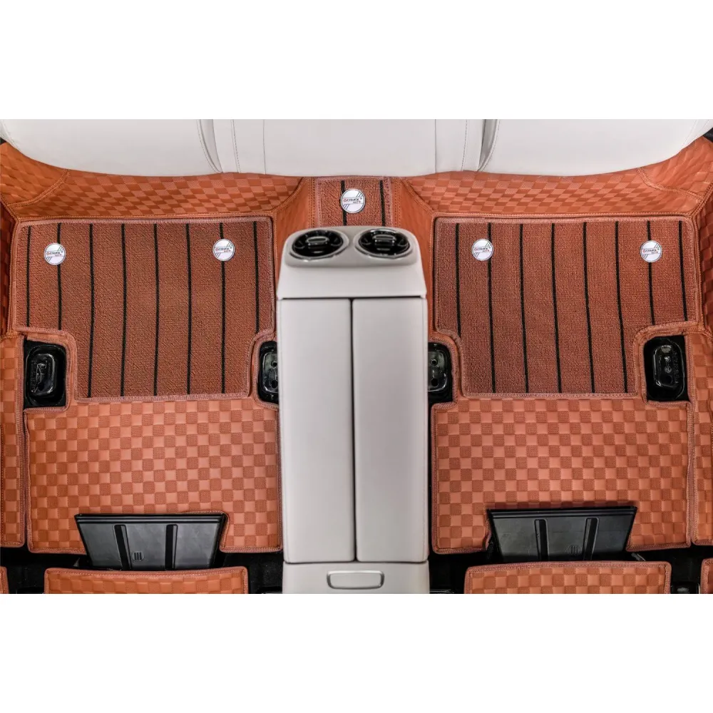 Luxury Florino Floor Mats for BMW 3 Series 2020 Onwards - Tan Color