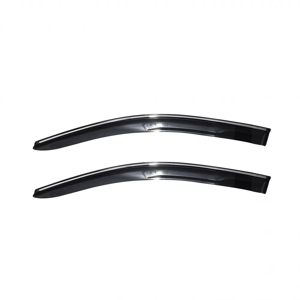 Galio MG Hector 2019 Onwards Window Door Visor with Chrome Line