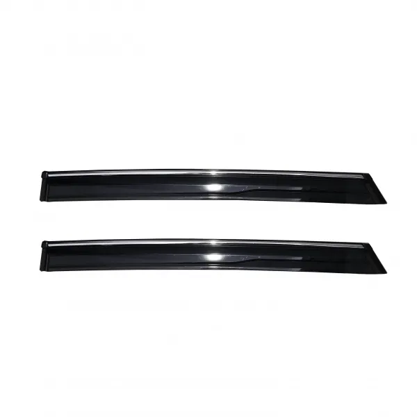 Galio MG Hector 2019 Onwards Window Door Visor with Chrome Line