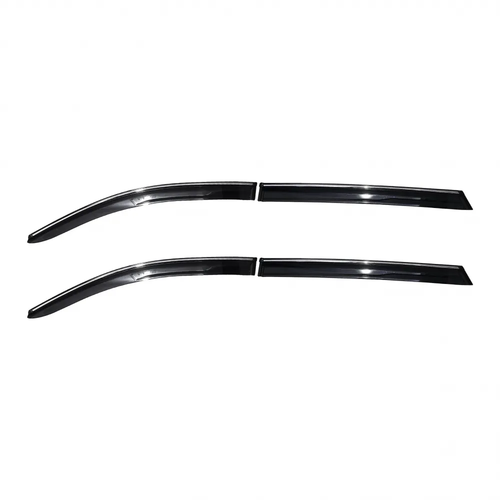 Galio MG Hector 2019 Onwards Window Door Visor with Chrome Line