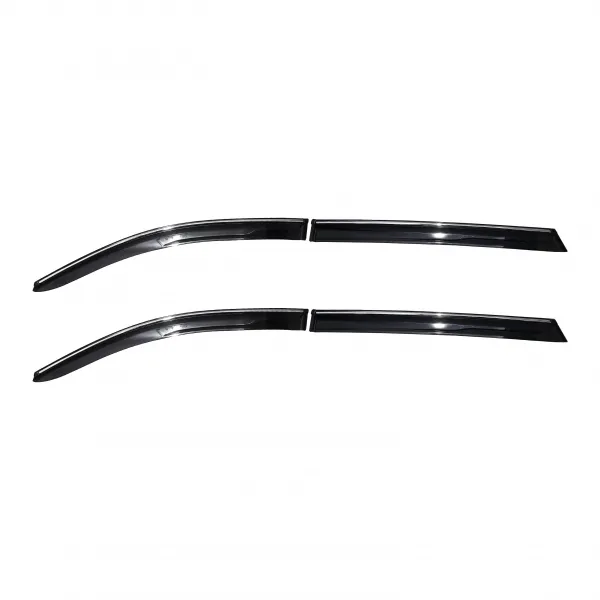 Galio MG Hector 2019 Onwards Window Door Visor with Chrome Line