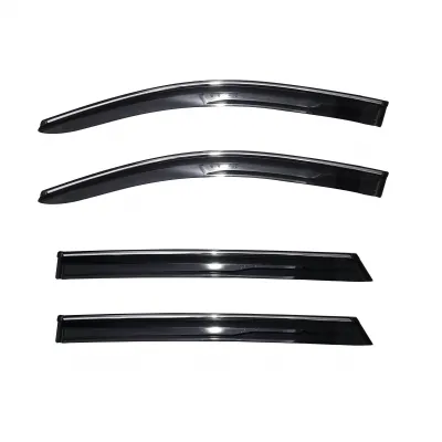 Galio MG Hector 2019 Onwards Window Door Visor with Chrome Line