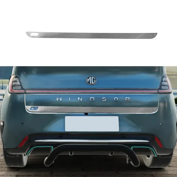 Cnleague Lower Trunk Chrome Garnish for MG Windsor EV