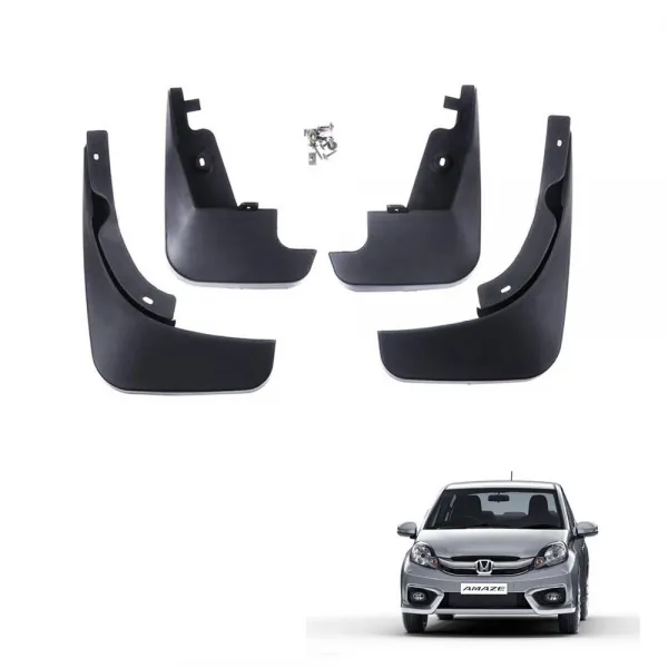 Honda Amaze Techo Best Quality O.E Type Mudflap (Set Of 4Pcs.) Honda Amaze Techo Best Quality O.E Type Mudflap (Set Of 4Pcs.)