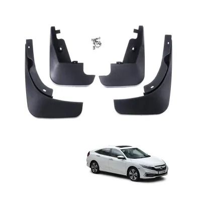 Honda New Civic 2018 Techo Best Quality O.E Type Mudflap (Set Of 4Pcs.)