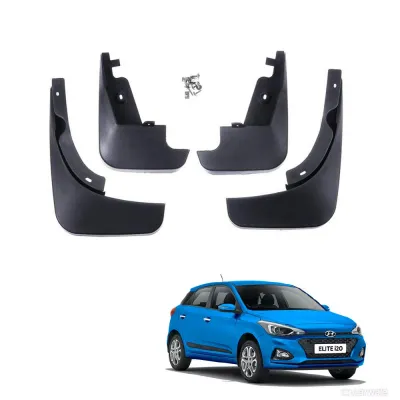 Hyundai I20 Elite Facelift 2018-2020 Techo Best Quality O.E Type Mudflap (Set Of 4Pcs.)