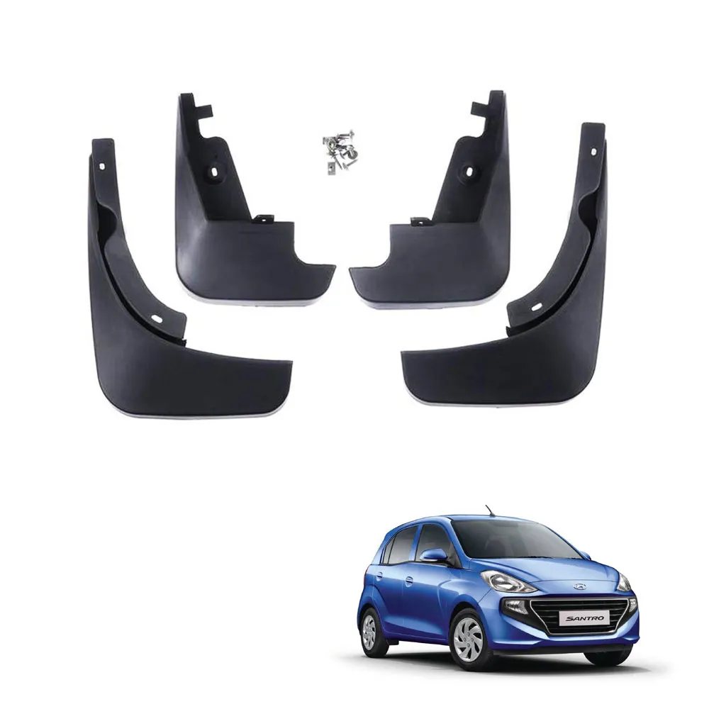 Hyundai New Santro 2018 Techo Best Quality O.E Type Mudflap (Set Of 4Pcs.)
