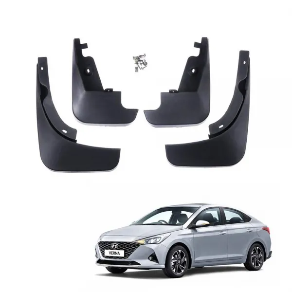 Hyundai New Verna 2020 Techo Best Quality O.E Type Mudflap (Set Of 4Pcs.) Hyundai New Verna 2020 Techo Best Quality O.E Type Mudflap (Set Of 4Pcs.)