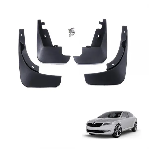 Skoda Laura Techo Best Quality O.E Type Mudflap (Set Of 4Pcs.) Skoda Laura Techo Best Quality O.E Type Mudflap (Set Of 4Pcs.)