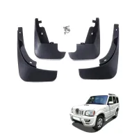 Mahindra Scorpio 2009-2014 Techo Best Quality O.E Type Mudflap (Set Of 4Pcs.)