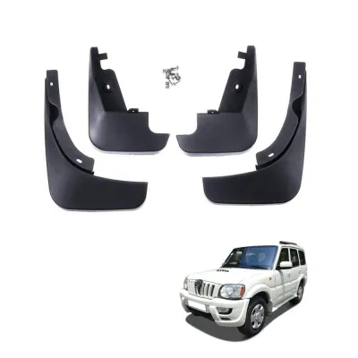 Mahindra Scorpio 2009-2014 Techo Best Quality O.E Type Mudflap (Set Of 4Pcs.)