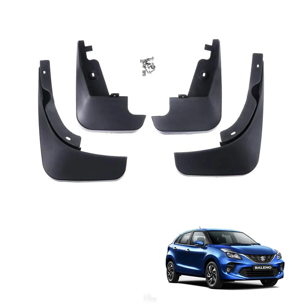 Maruti Suzuki Baleno New Techo Best Quality O.E Type Mudflap (Set Of 4Pcs.)