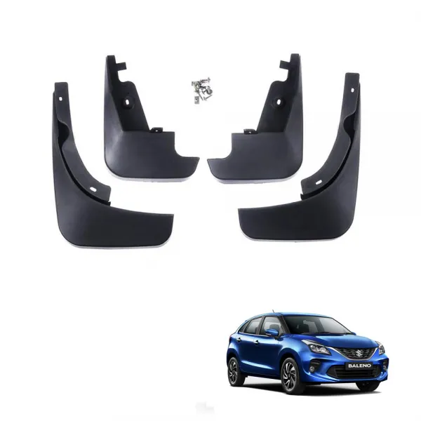 Maruti Suzuki Baleno New Techo Best Quality O.E Type Mudflap (Set Of 4Pcs.)