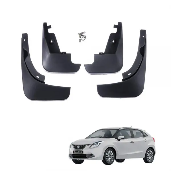 Maruti Suzuki Baleno Old Techo Best Quality O.E Type Mudflap (Set Of 4Pcs.)