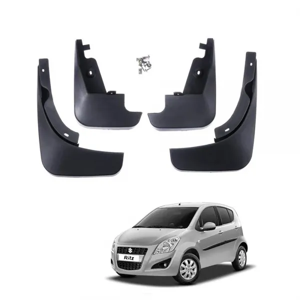 Maruti Suzuki Ritz Techo Best Quality O.E Type Mudflap (Set Of 4Pcs.)