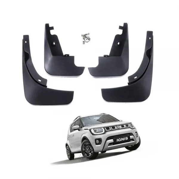 Maruti Suzuki Ignis Techo Best Quality O.E Type Mudflap (Set Of 4Pcs.)