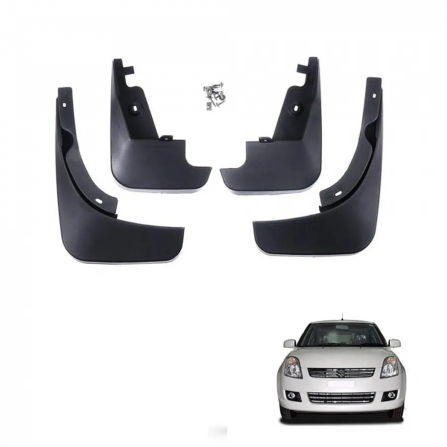 Maruti Suzuki Swift Dzire Type 1 Techo Best Quality O.E Type Mudflap (Set Of 4Pcs.)